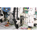 Machine de broderie multi-tête enroulée mixte informatisée avec type de broderie alternatif